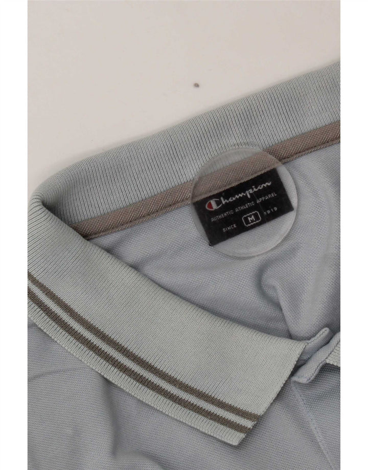 Champion Mens Short Sleeve Regular Fit Polo Shirt Medium Blue