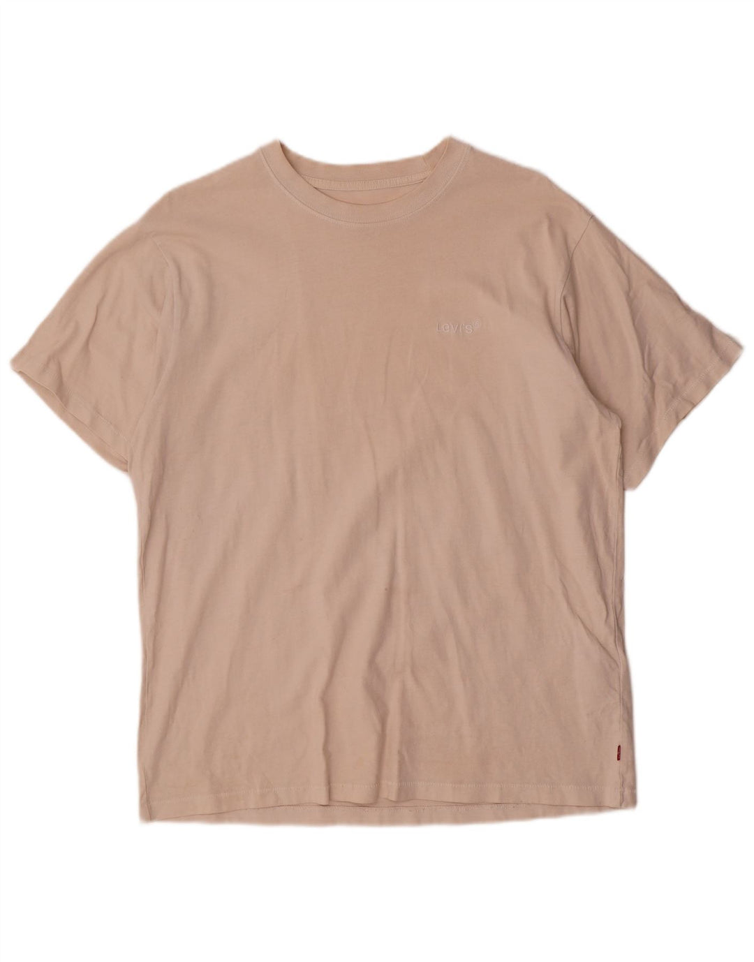 Levi's Mens Vintage Fit T-Shirt Top Medium Beige Cotton