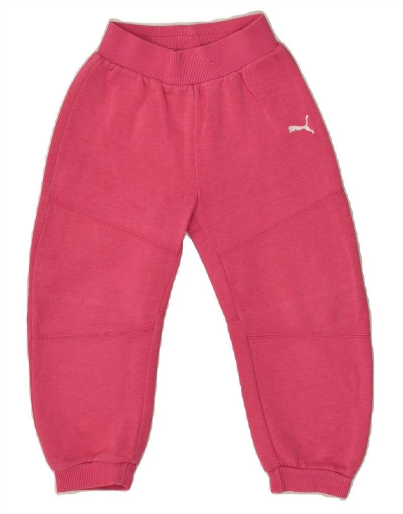 PUMA Girls Tracksuit Trousers Joggers 3-4 Years Pink | Vintage Puma | Thrift | Second-Hand Puma | Used Clothing | Messina Hembry 