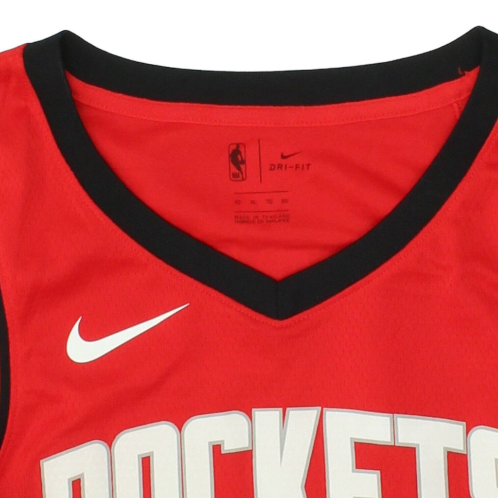 Houston Rockets James Harden Mens Red Nike Jersey | NBA Basketball Sportswear | Vintage Messina Hembry | Thrift | Second-Hand Messina Hembry | Used Clothing | Messina Hembry 
