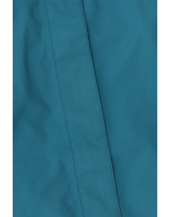 The North Face Womens Hooded Rain Jacket UK 14 Medium Blue Polyester