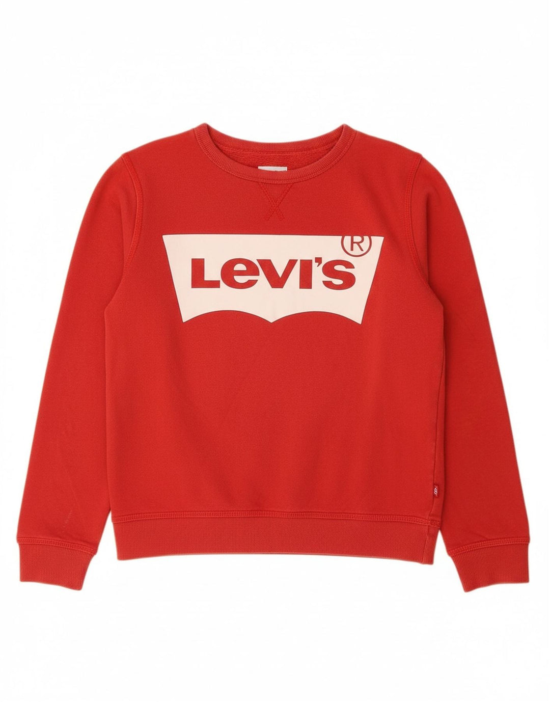 LEVI'S Boys Graphic Sweatshirt Jumper 13-14 Years Red Cotton