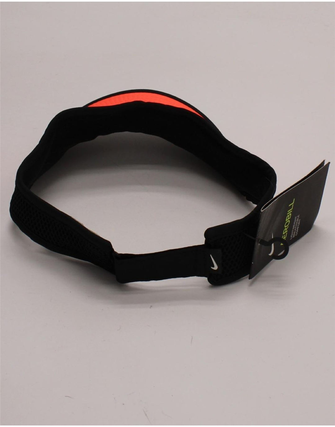 NIKE Womens Dri Fit Visor Cap One Size Orange Polyester Sports