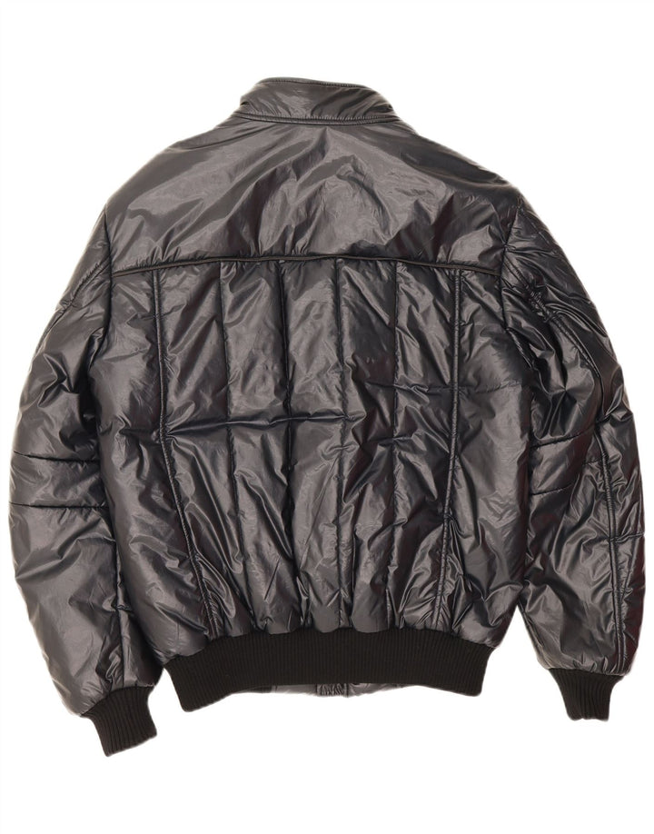Refrigiwear Mens Padded Jacket UK 40 Large Black Polyester