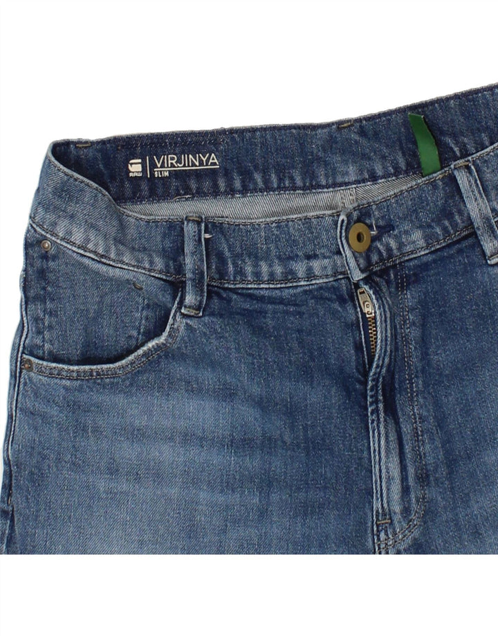 G-STAR Womens Virginia Slim Jeans W30 L30  Blue Cotton Vintage G-Star and Second-Hand G-Star from Messina Hembry 