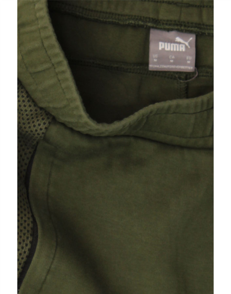 PUMA Mens Tracksuit Trousers Medium  Khaki Cotton Vintage Puma and Second-Hand Puma from Messina Hembry 