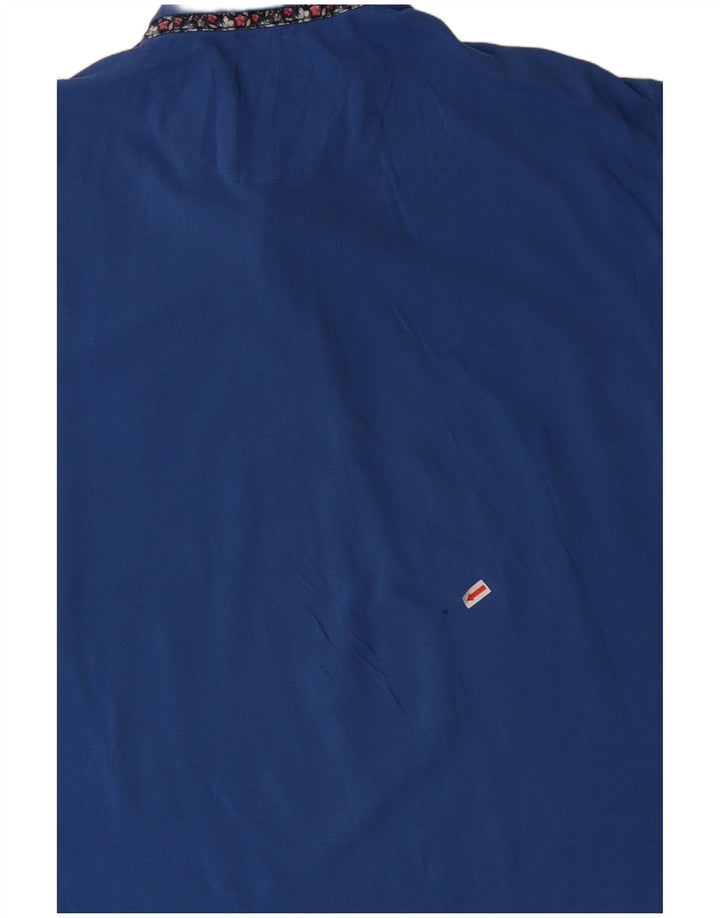 BUGATTI Mens Polo Shirt 2XL Blue Cotton