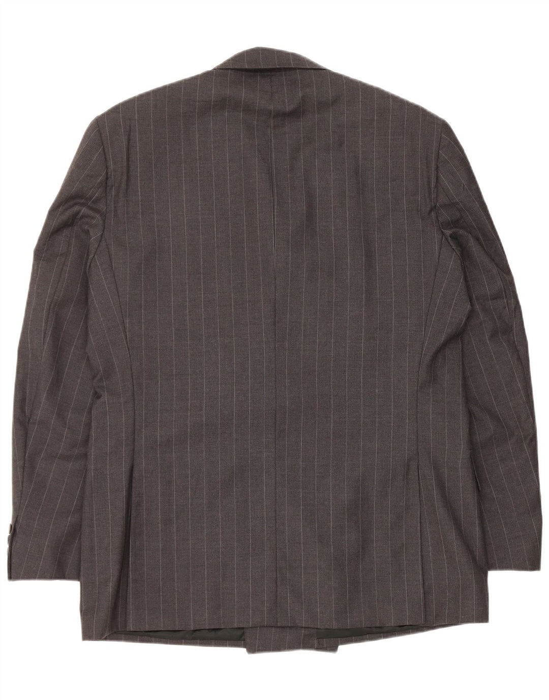 Ermenegildo Zegna Mens Blazer Jacket Size 54 XL Grey Striped
