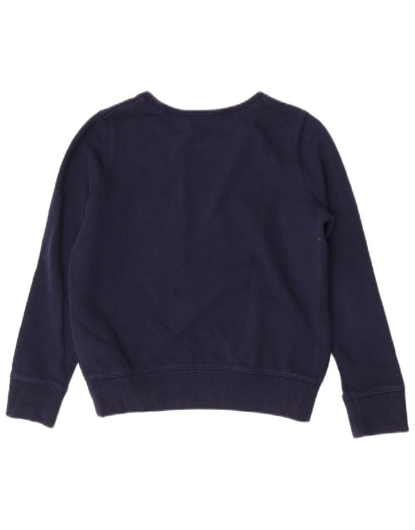 Polo Ralph Lauren Boys Graphic Sweatshirt Jumper 8-9 Years Medium Navy Blue