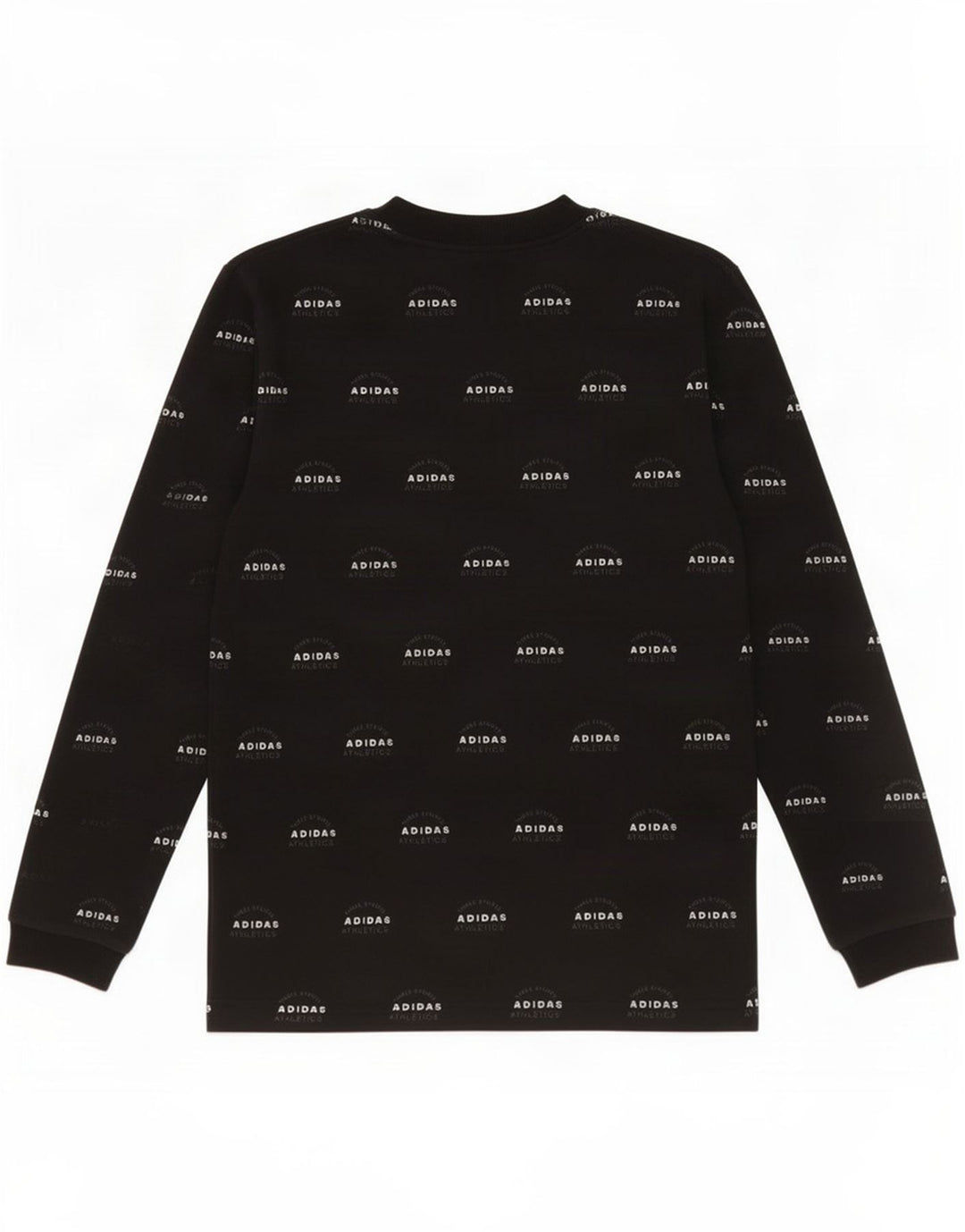 Adidas Mens Graphic Sweatshirt Jumper Small Black Cotton