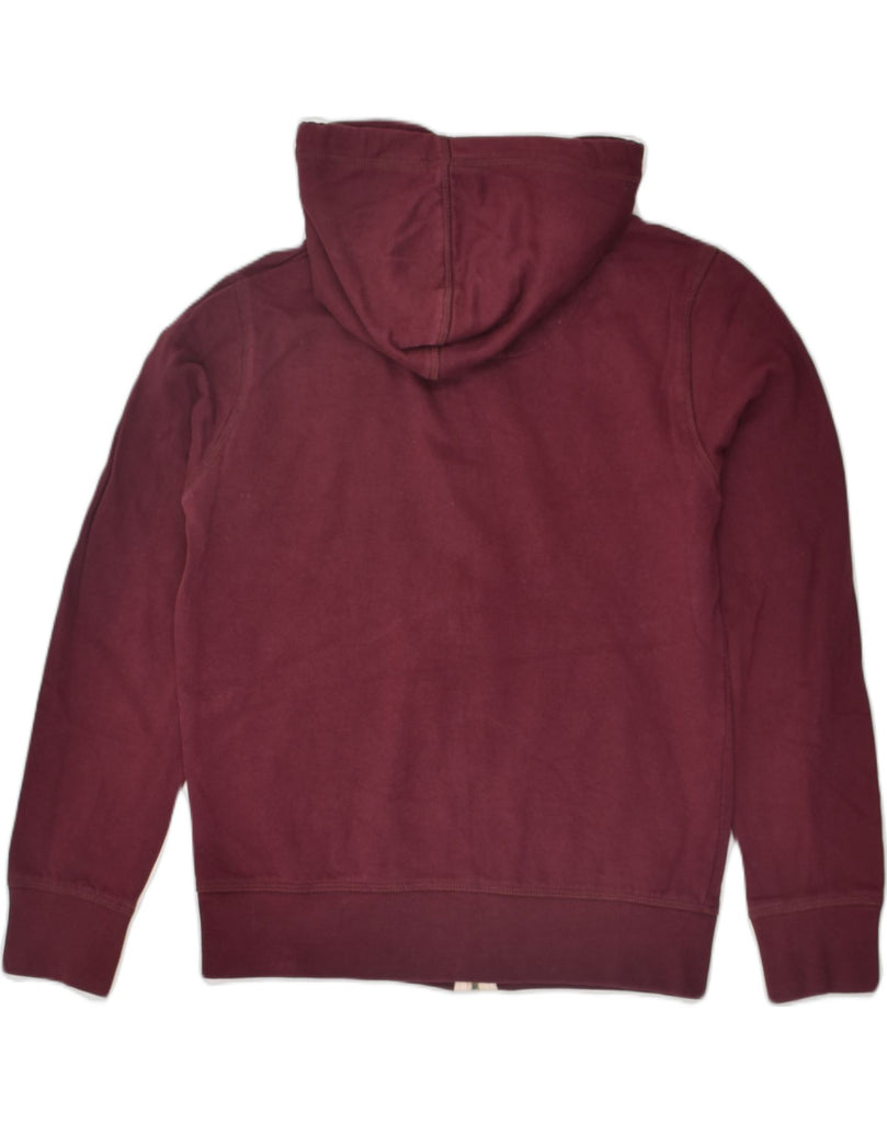 JACK & JONES Mens Zip Hoodie Sweater Small Burgundy Cotton | Vintage Jack & Jones | Thrift | Second-Hand Jack & Jones | Used Clothing | Messina Hembry 