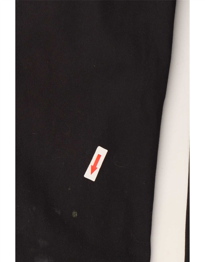 Dickies Mens Slim Straight Chino Trousers W32 L32 Black Polyester