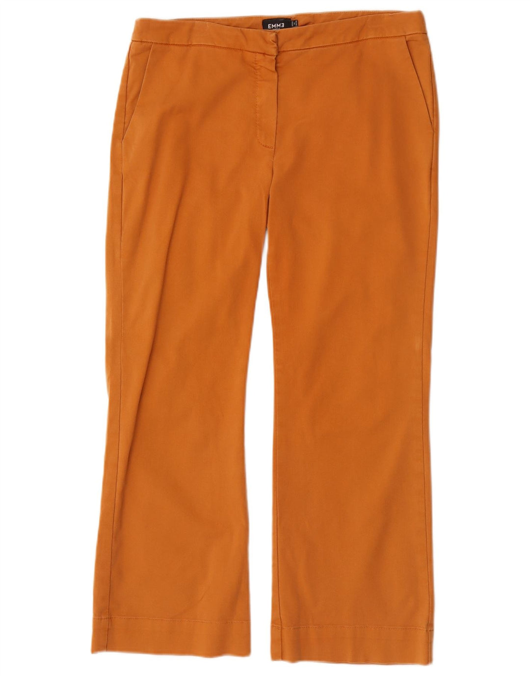 Marella Womens EMME Bootcut Chino Trousers W30 L26 Orange