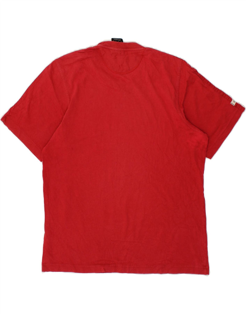 ADIDAS Mens T-Shirt Top Medium Red Cotton Vintage Adidas and Second-Hand Adidas from Messina Hembry 