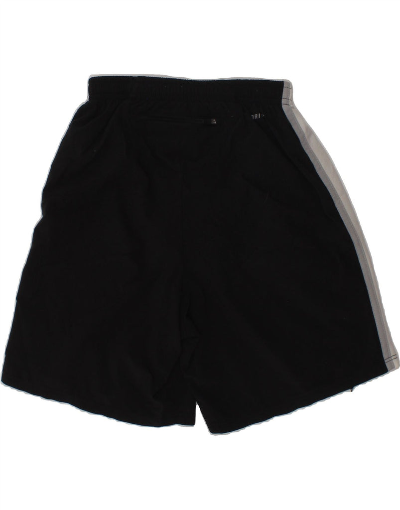 NIKE Boys Dri Fit Sport Shorts 8-9 Years Small  Black Colourblock | Vintage Nike | Thrift | Second-Hand Nike | Used Clothing | Messina Hembry 