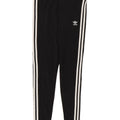 ADIDAS Womens Leggings UK 12 Medium Black Cotton