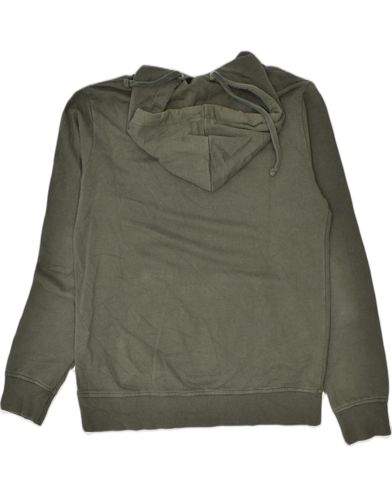 JACK & JONES Mens Graphic Hoodie Jumper 2XL Khaki Cotton | Vintage Jack & Jones | Thrift | Second-Hand Jack & Jones | Used Clothing | Messina Hembry 