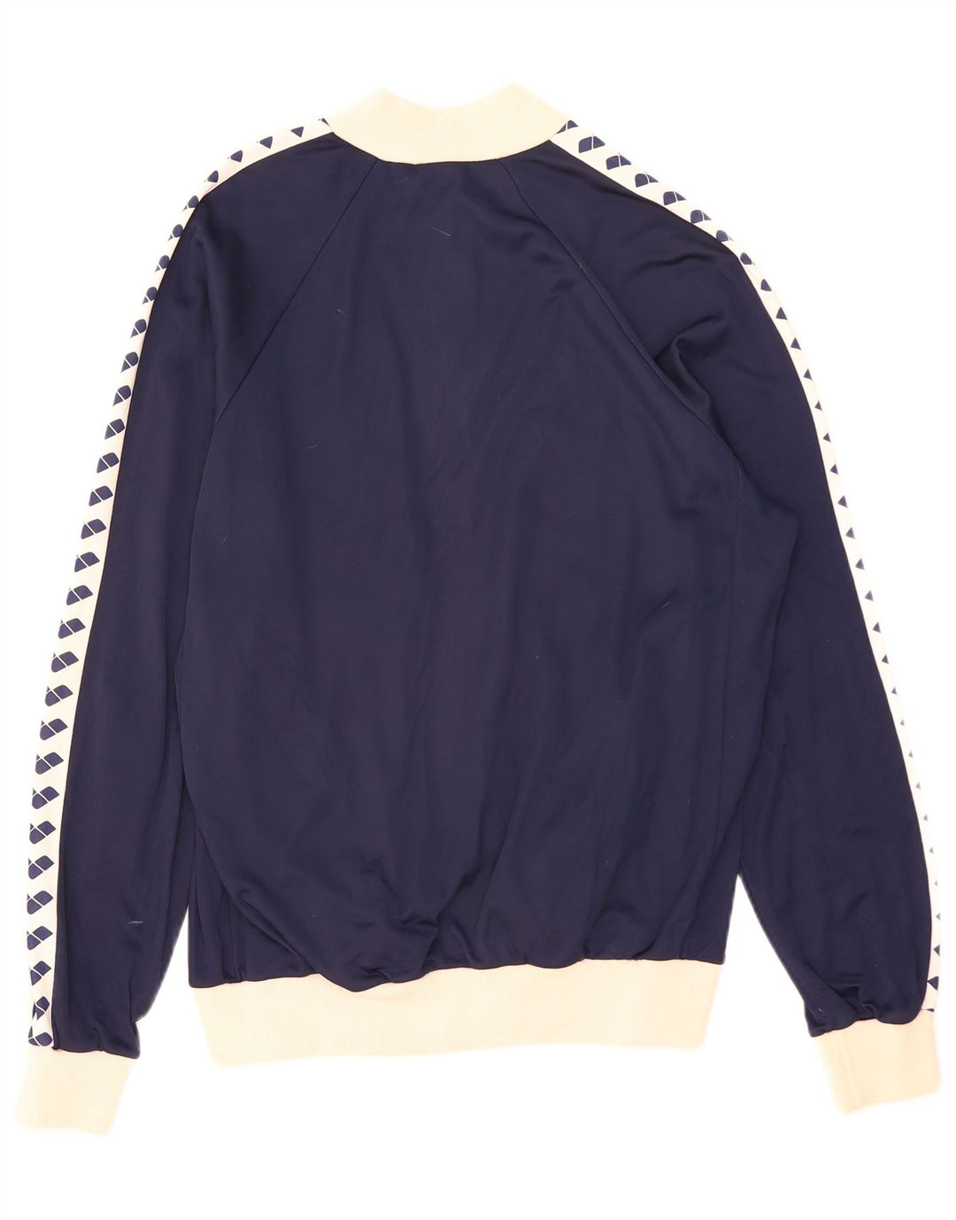 Arena Mens Graphic Tracksuit Top Jacket Medium Navy Blue Colourblock