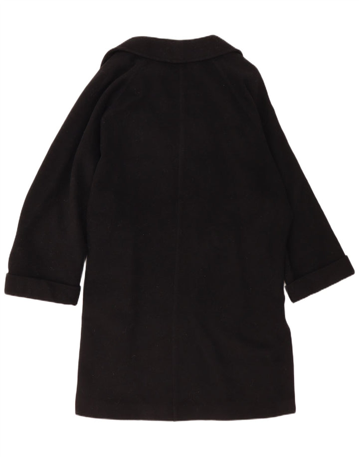 Pierre Cardin Womens Oversized Overcoat IT 50 XL Black Wool