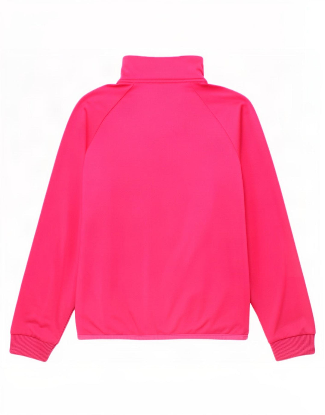 Adidas Girls Tracksuit Top Jacket 9-10 Years Pink Polyester