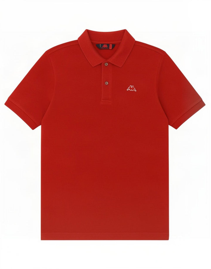 Kappa Mens Polo Shirt Small Red Cotton