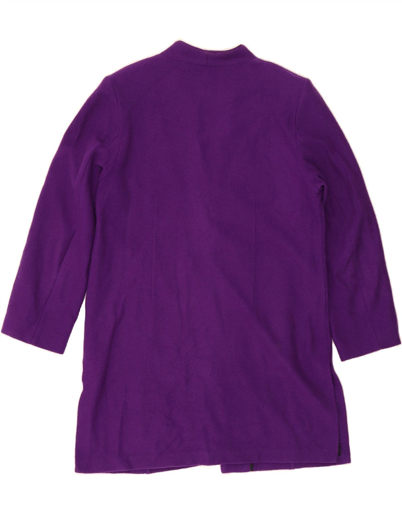 KIRSTEN KROG DESIGN Womens Longline 1 Button Blazer Jacket UK 18 XL Purple Vintage Kirsten Krog Design and Second-Hand Kirsten Krog Design from Messina Hembry 