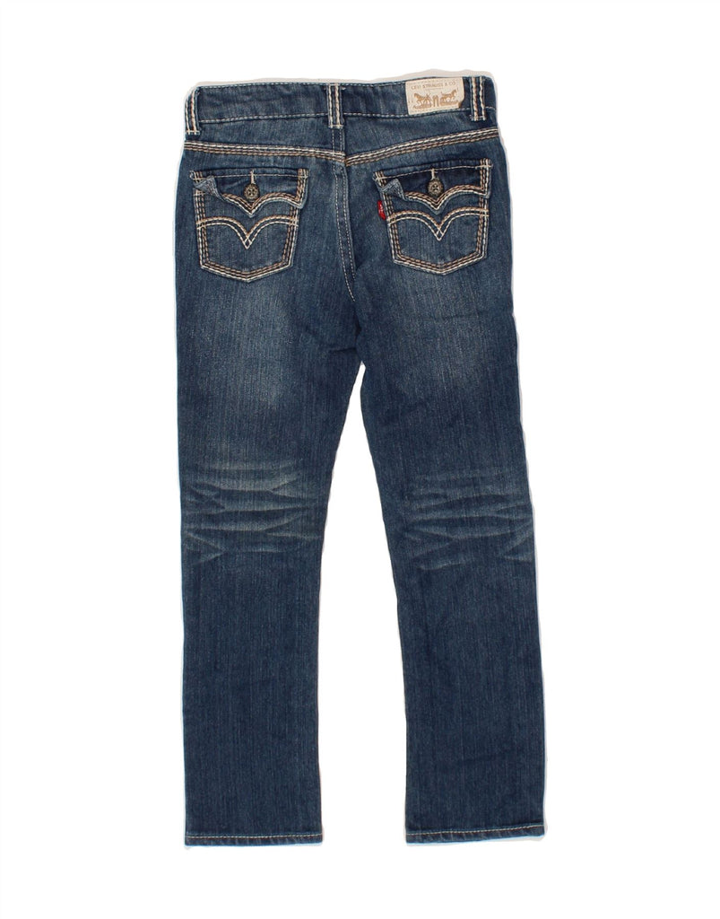 LEVI'S Girls Skinny Jeans 5-6 Years W20 L20 Blue Cotton Vintage Levi's and Second-Hand Levi's from Messina Hembry 