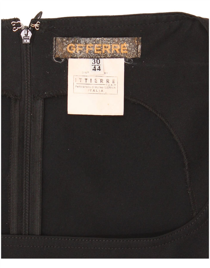 GF Ferre Womens Sleeveless Sheath Dress IT 44 Medium Black Polyester