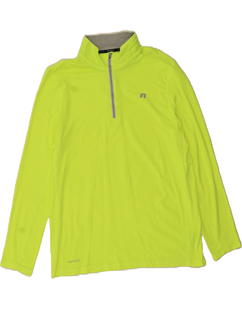 RUSSELL ATHLETIC Mens Training Pullover Tracksuit Top UK 42/44 Large Green Vintage Russell Athletic and Second-Hand Russell Athletic from Messina Hembry 
