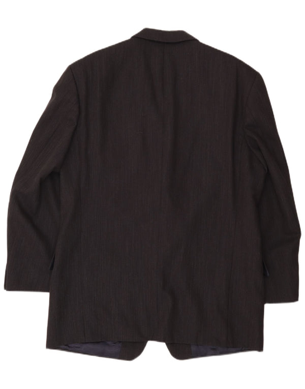 Daniel Hechter Mens 3 Button Blazer Jacket UK 40 Large Navy Blue New Wool