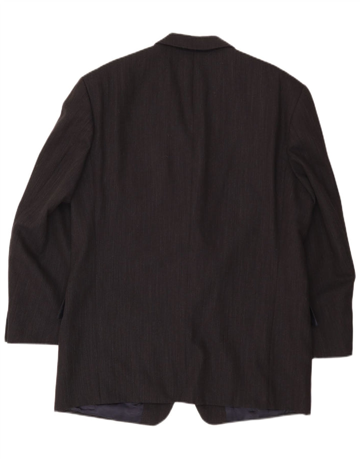 Daniel Hechter Mens 3 Button Blazer Jacket UK 40 Large Navy Blue New Wool