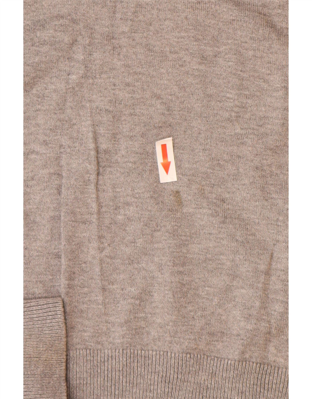 Marks & Spencer Womens Autograph V-Neck Jumper Sweater UK 14 Medium Grey