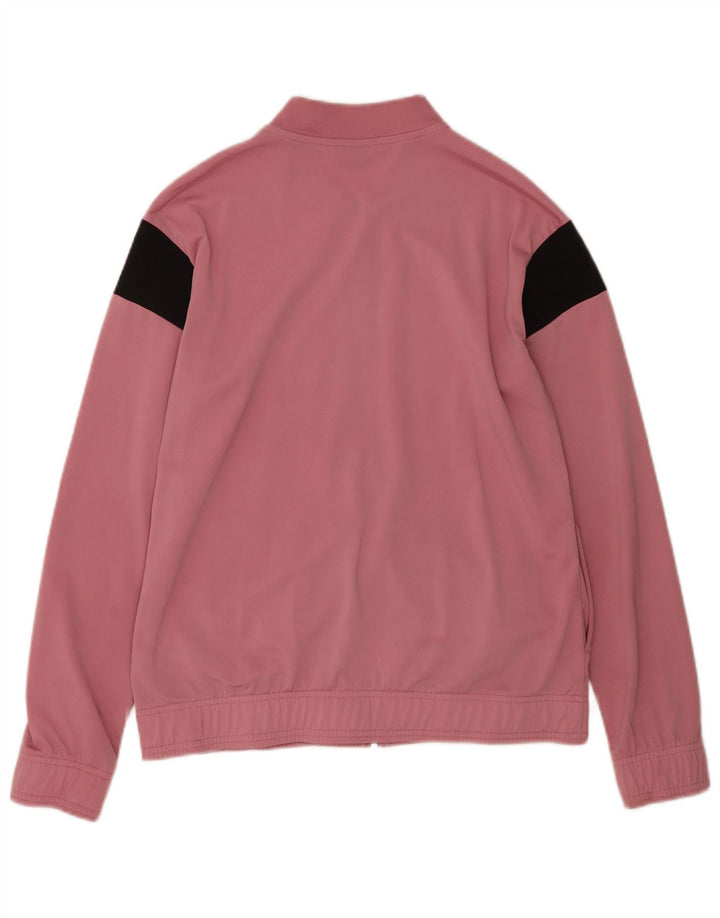 Puma Womens Tracksuit Top Jacket UK 18 XL Pink Colourblock