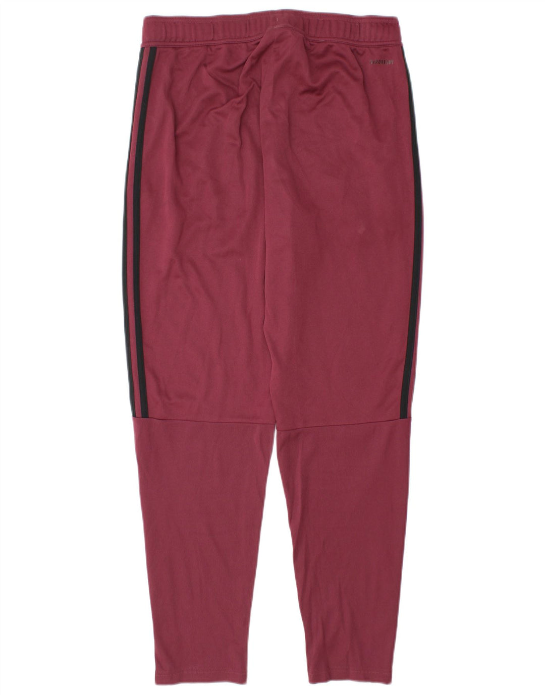 Adidas Mens Tracksuit Trousers Medium Burgundy Polyester