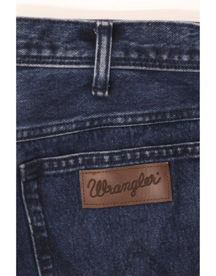 Wrangler Mens Texas Straight Jeans W34 L30 Navy Blue