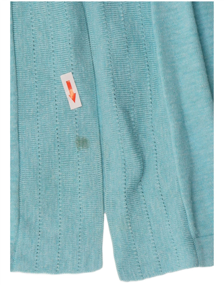 White Stuff Womens Bolero Jumper UK 10 Small Green Cotton
