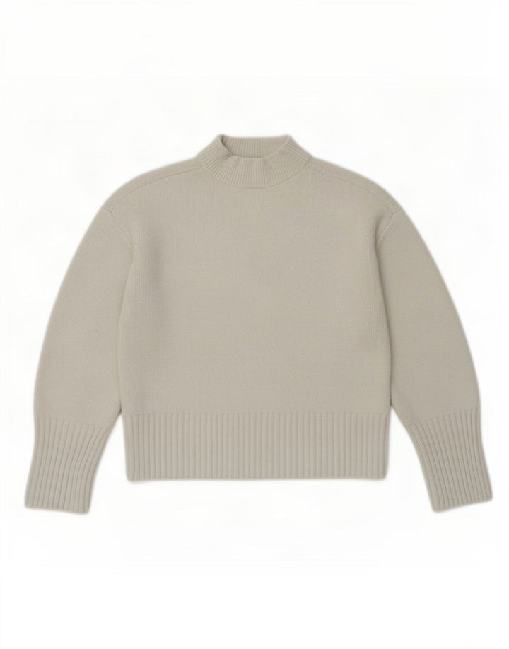 Marks & Spencer Womens Turtle Neck Jumper Sweater UK 14 Medium Blue