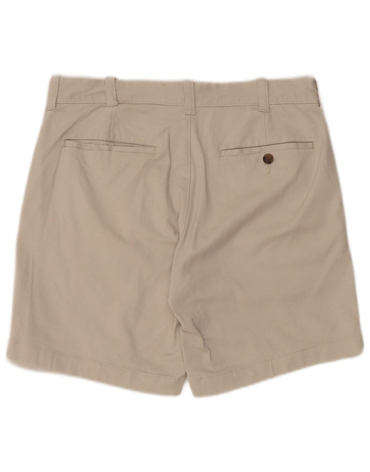 J. CREW Mens Mercantile Flex Chino Shorts W30 Medium Beige Cotton