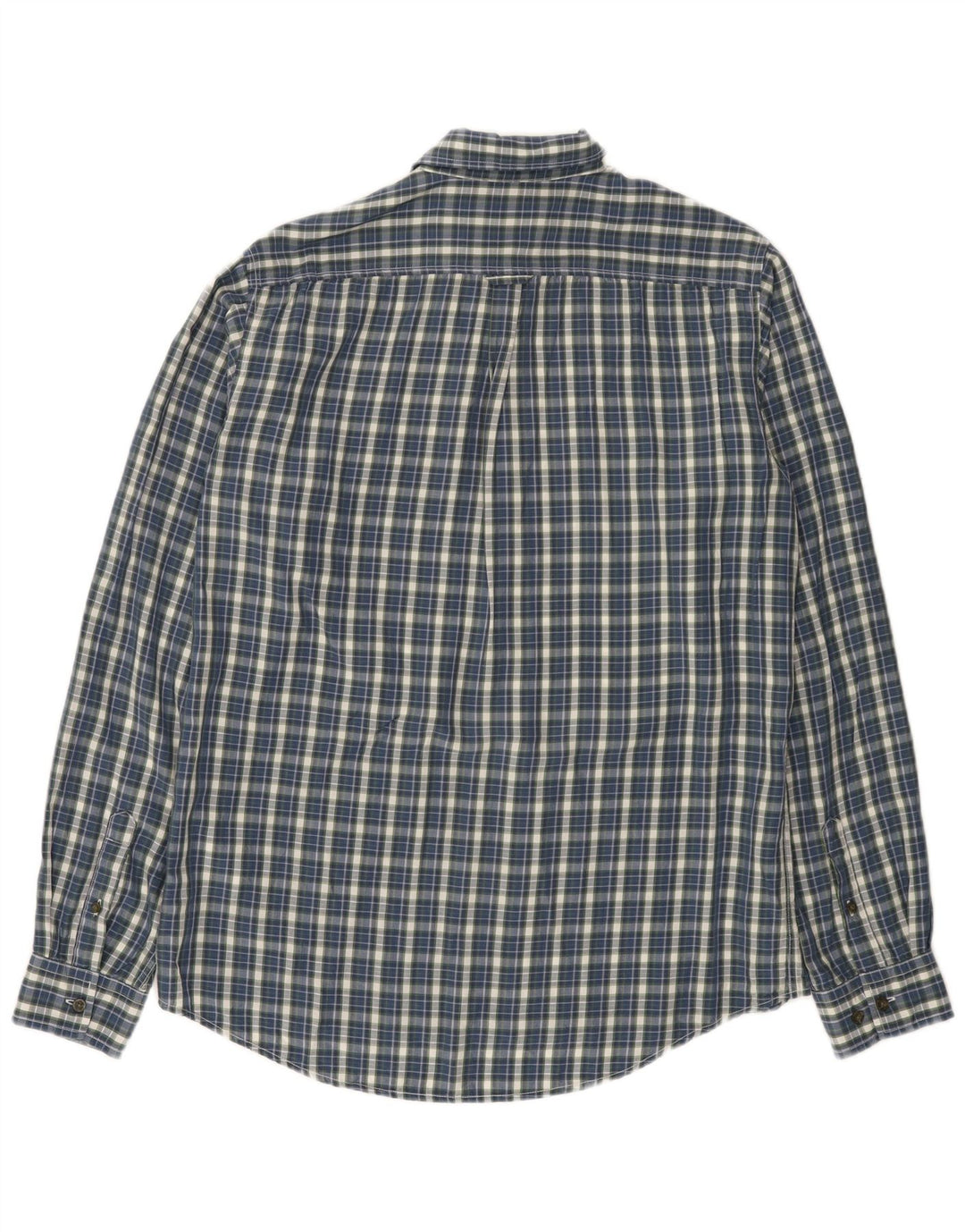 Fjall Raven Mens Regular Fit Shirt Large Blue Check Lyocell