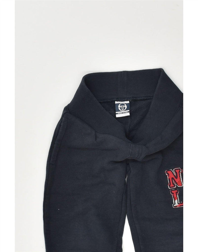 SERGIO TACCHINI Boys Tracksuit Trousers Joggers 6-7 Years 2XS Navy Blue | Vintage Sergio Tacchini | Thrift | Second-Hand Sergio Tacchini | Used Clothing | Messina Hembry 