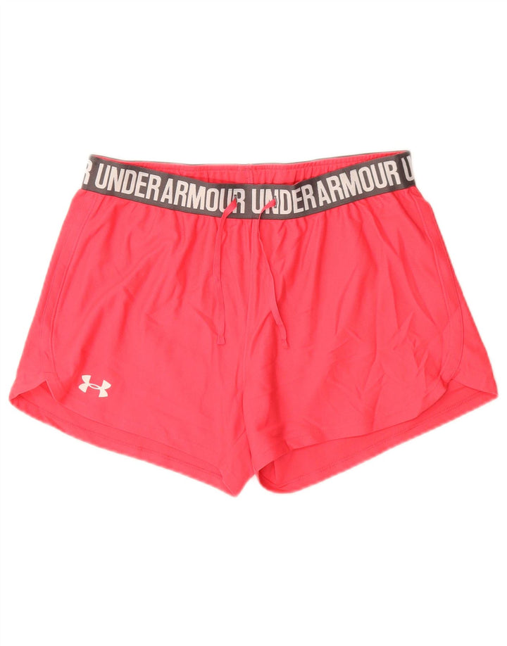 Under Armour Womens Graphic Sport Shorts UK 10 Small  Pink
