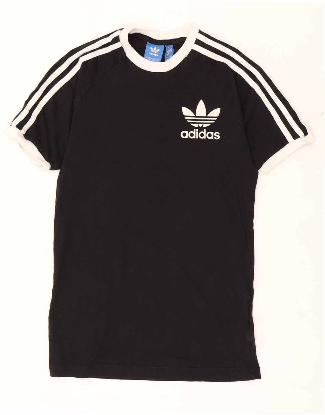 Adidas Mens T-Shirt Top XS Black Cotton