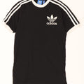 Adidas Mens T-Shirt Top XS Black Cotton