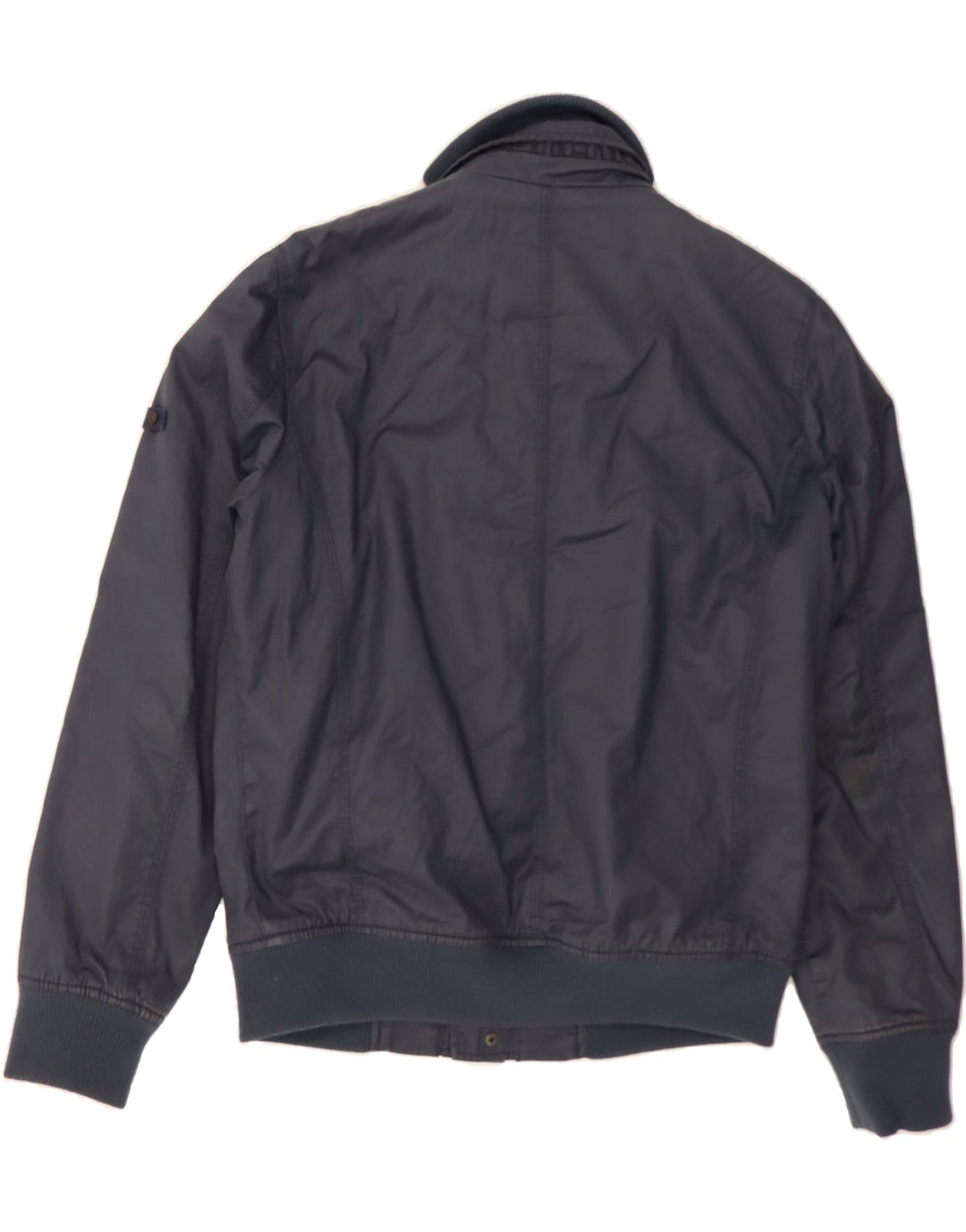 BEN SHERMAN Mens Bomber Jacket UK 36 Small Navy Blue Cotton Vintage Ben Sherman and Second-Hand Ben Sherman from Messina Hembry 