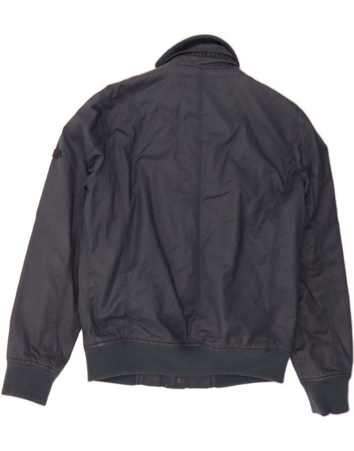 BEN SHERMAN Mens Bomber Jacket UK 36 Small Navy Blue Cotton Vintage Ben Sherman and Second-Hand Ben Sherman from Messina Hembry 