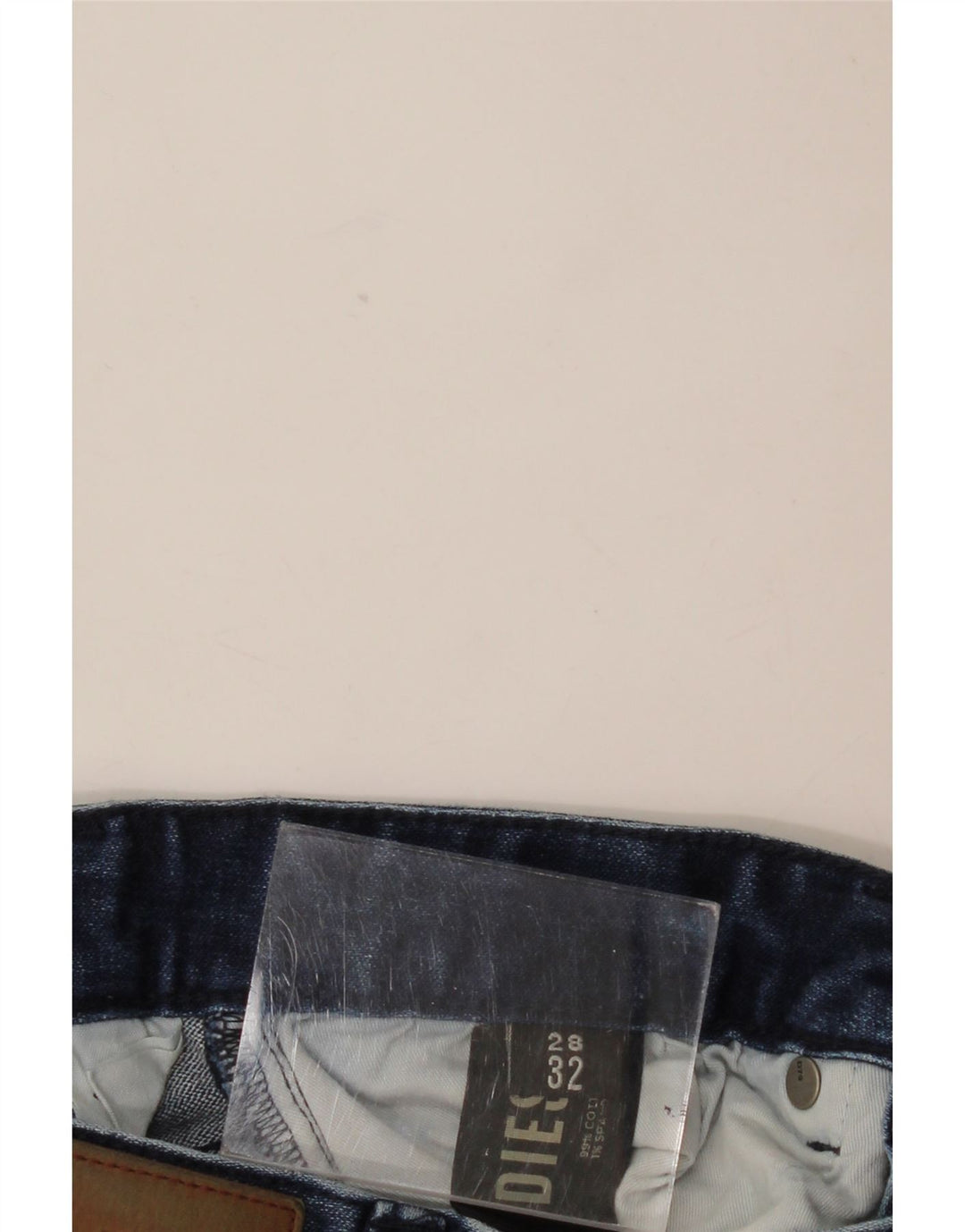 DIESEL Womens Sleenker Slim Jeans W28 L28 Blue Cotton