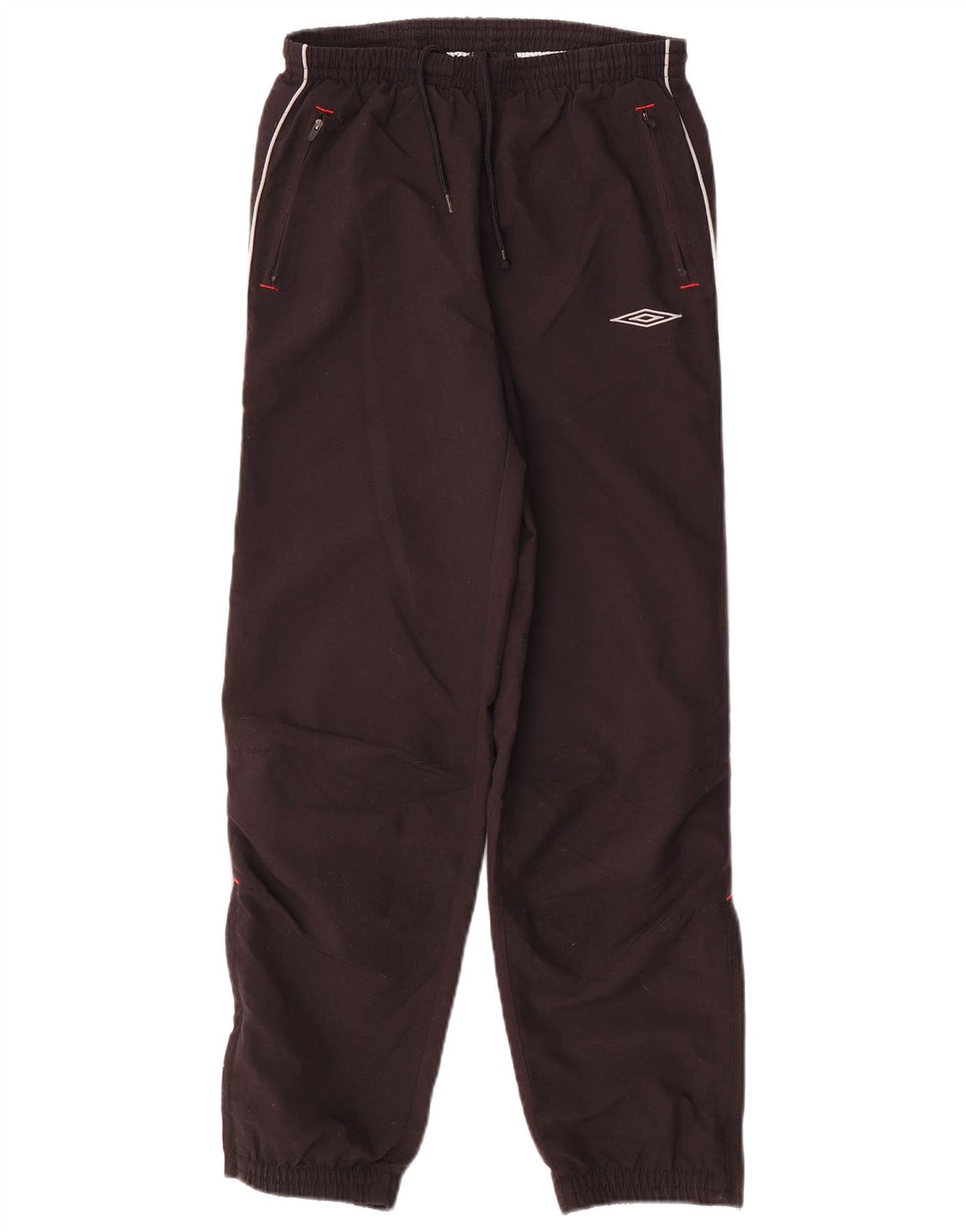 UMBRO Boys Tracksuit Trousers Joggers 11-12 Years Large Black Polyester
