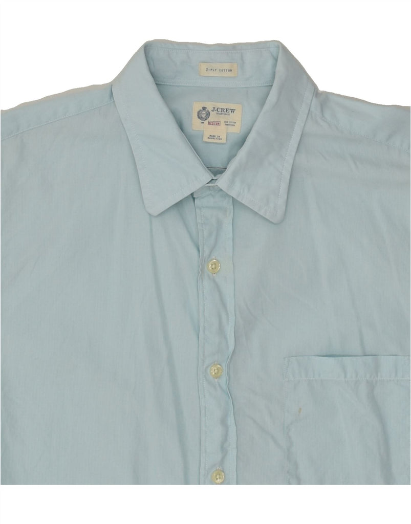 J. CREW Mens Shirt Medium Blue Cotton | Vintage J. Crew | Thrift | Second-Hand J. Crew | Used Clothing | Messina Hembry 