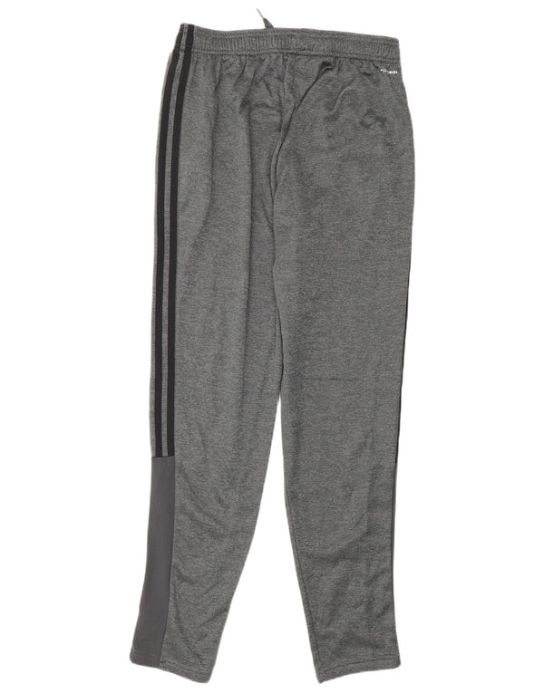 Adidas Mens Tracksuit Trousers Small Grey Polyester