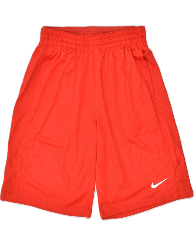 NIKE Mens Sport Shorts Medium Red Polyester | Vintage Nike | Thrift | Second-Hand Nike | Used Clothing | Messina Hembry 